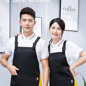 【TS】-A16H肩帶可調式精工呢防水圍裙