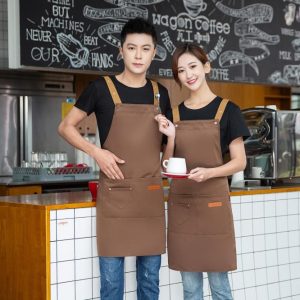 【TS】-A07款可調式H肩帶工裝防水圍裙