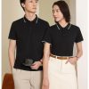 短袖POLO排汗拼色